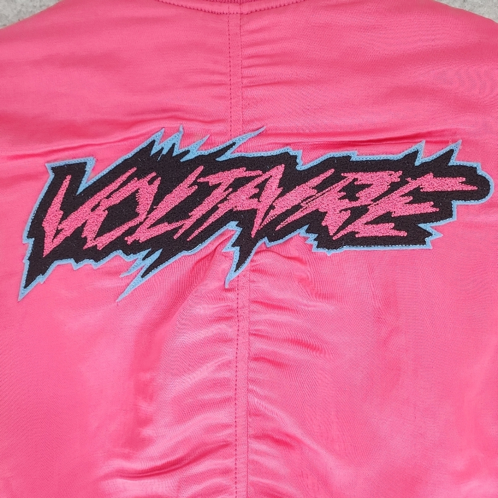 Zadig & Voltaire Ben Pink Fushia Bomber Jacket - Picture 4 of 10